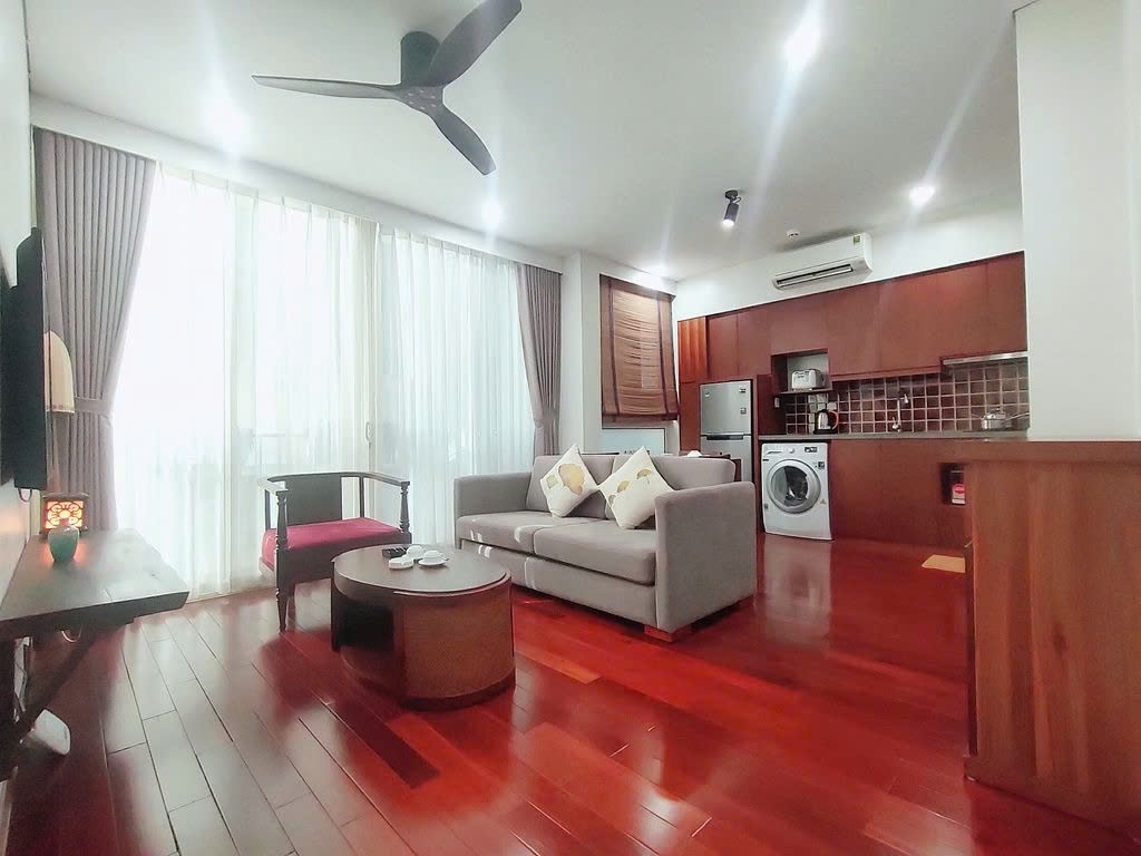 Phòng trọ 2 Phòng ngủ 80m2 tại PTC House 5 Kim Mã - Ba Đình  - Phòng khách