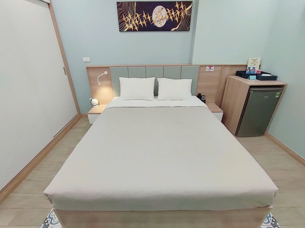 Phòng trọ Studio 25m2 tại PTC House Hoàng Cầu - Đống Đa - Phòng ngủ