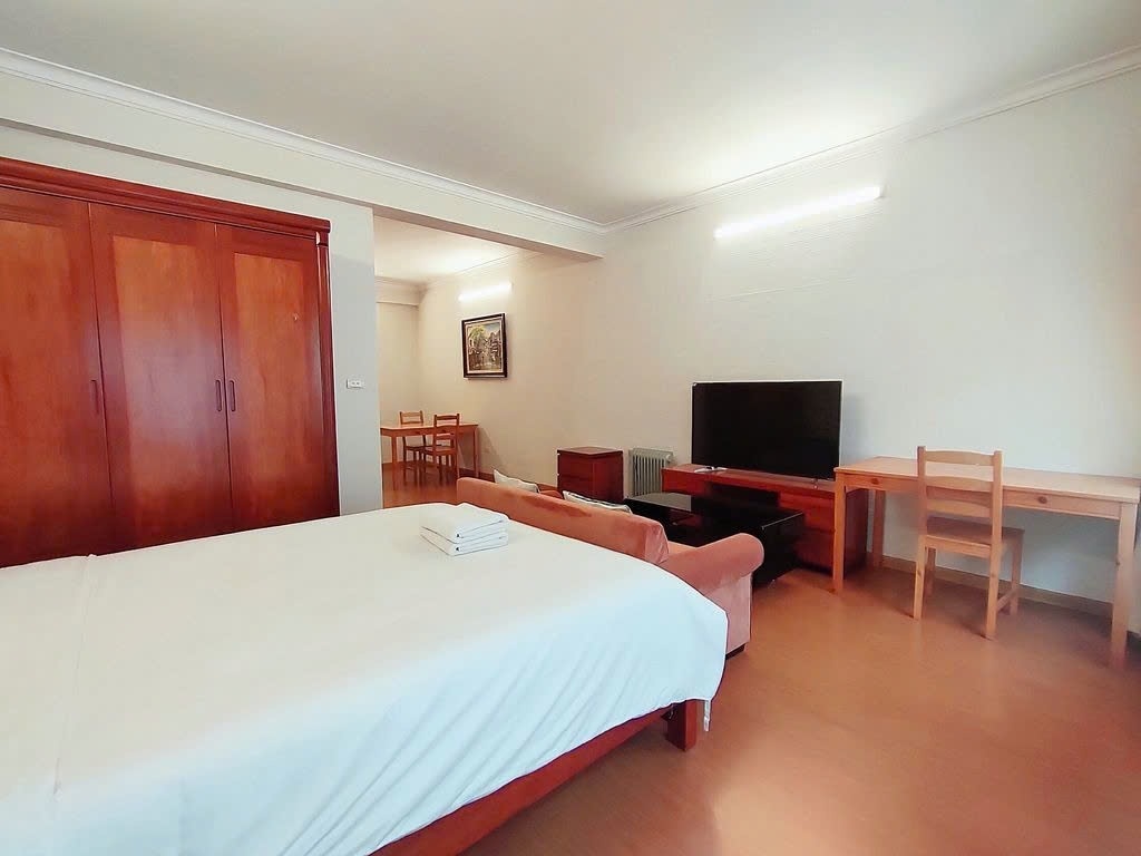 Phòng trọ Studio 45m2 tại PTC House Văn Cao - Ba Đình  - Phòng ngủ