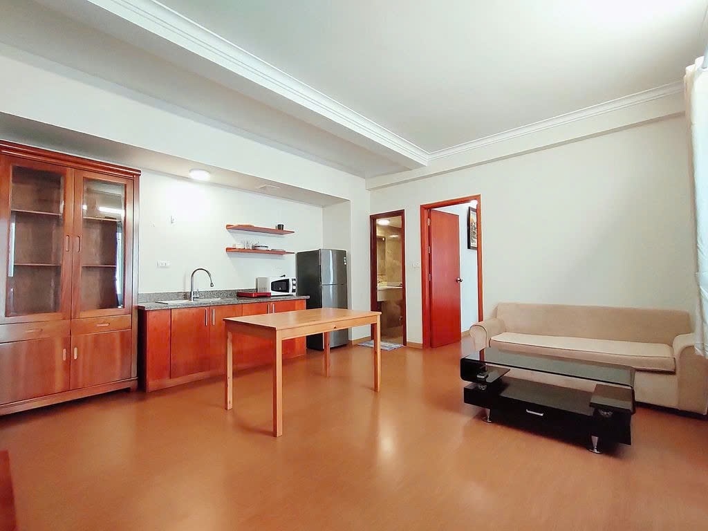 Phòng trọ Studio 45m2 tại PTC House Văn Cao - Ba Đình  - Phòng bếp