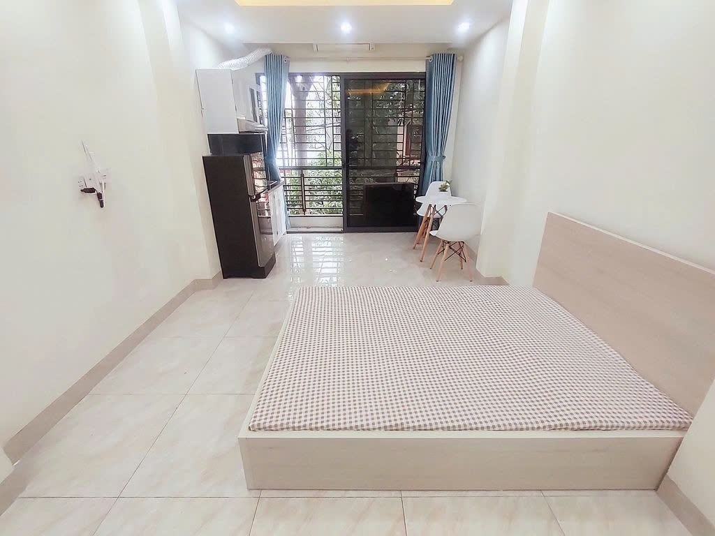 Phòng trọ Studio 30m2 tại PTC House Nguyễn Văn Trỗi - Thanh Xuân - Phòng ngủ