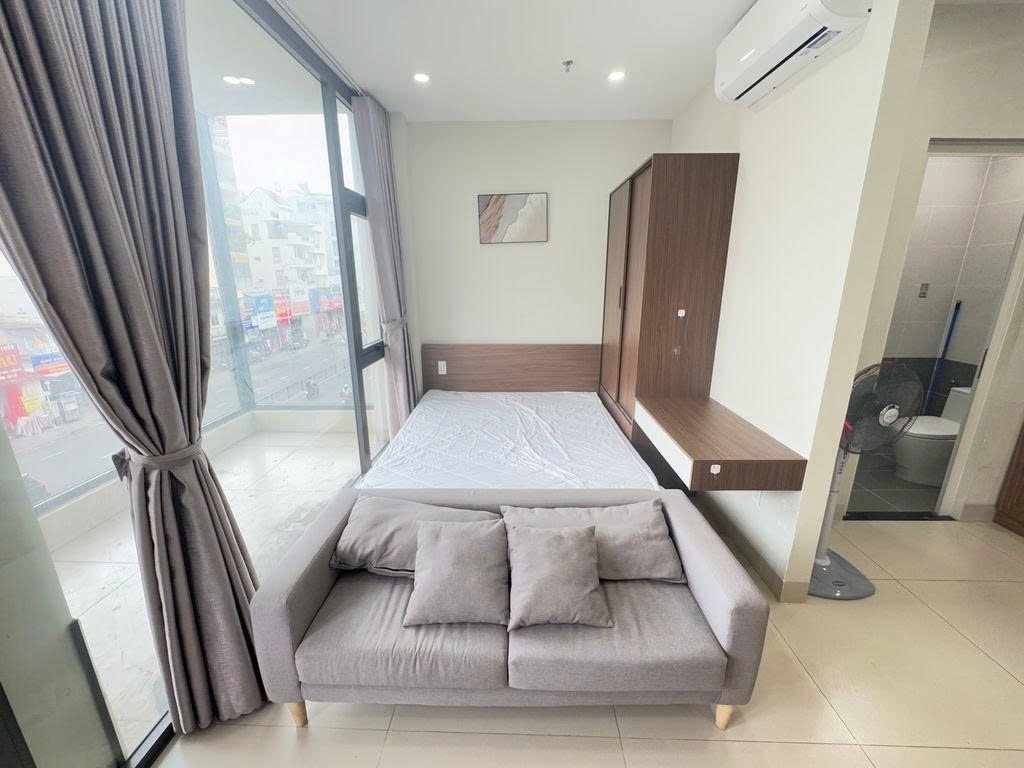 Phòng trọ Studio 40m2 tại PTC House Bạch Đằng - Bình Thạnh - Phòng ngủ