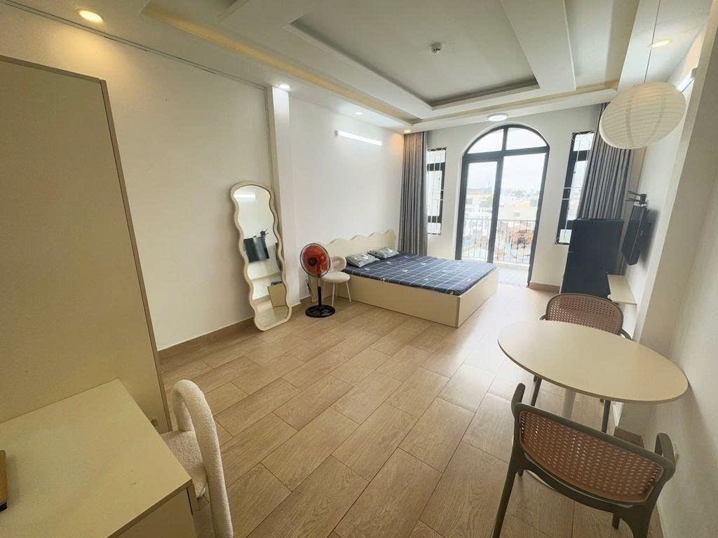 Phòng trọ Studio 40m2 tại PTC House Nguyễn Thị Nhỏ - Tân Bình - Phòng ngủ