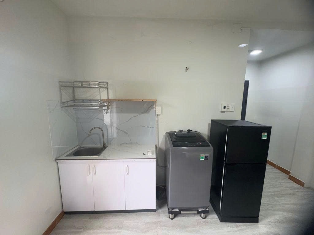 Phòng trọ Studio 30m2 tại PTC House 1 Khuông Việt - Tân Phú - Phòng bếp