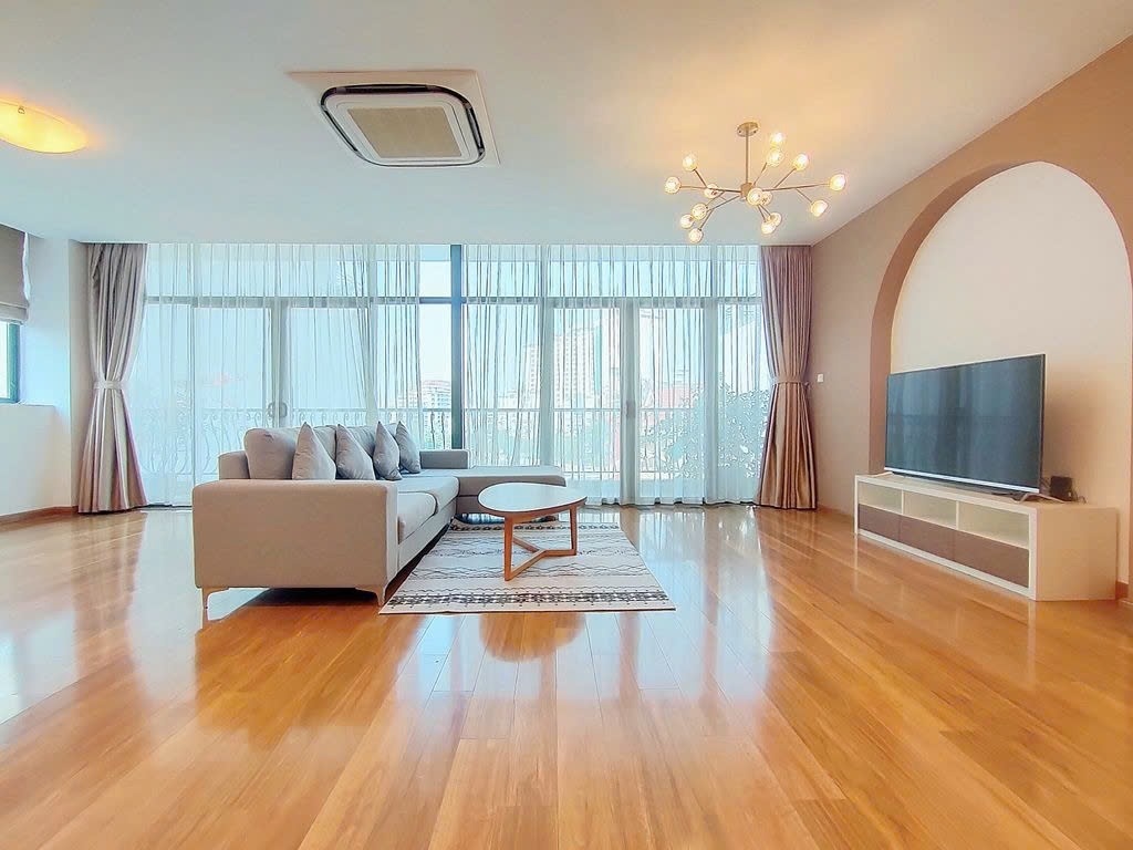 Phòng trọ 2 Phòng ngủ 70m2 tại PTC House Nam Tràng - Ba Đình - Phòng khách