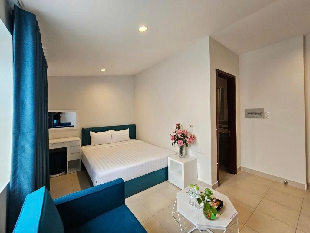 Phòng trọ Studio 45m2 tại PTC House Lê Văn Thiêm - Quận 7 - Phòng ngủ
