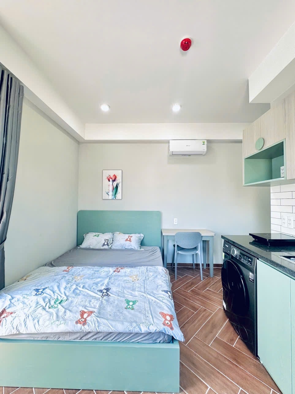 Phòng trọ Studio 25m2 tại Haya House Búi Đình Túy - Bình Thạnh - Phòng ngủ