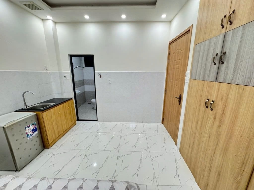 Phòng trọ Studio 20m2 tại PTC House Thống Nhất - Gò Vấp - Phòng bếp