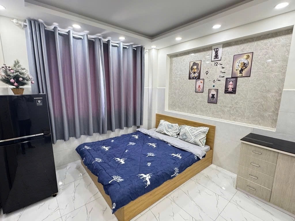 Phòng trọ Studio 20m2 tại PTC House Thống Nhất - Gò Vấp - Phòng ngủ