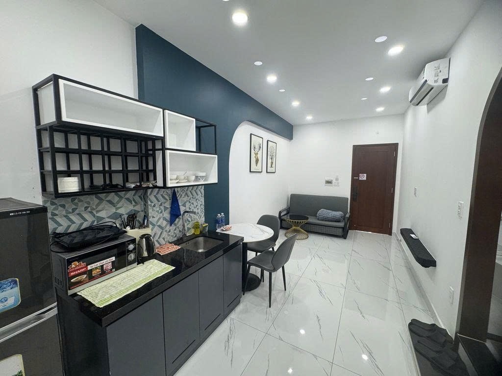 Phòng trọ 1 Phòng ngủ 60m2 tại PTC House 1 Lý Chính Thắng - Quận 3 - Phòng bếp