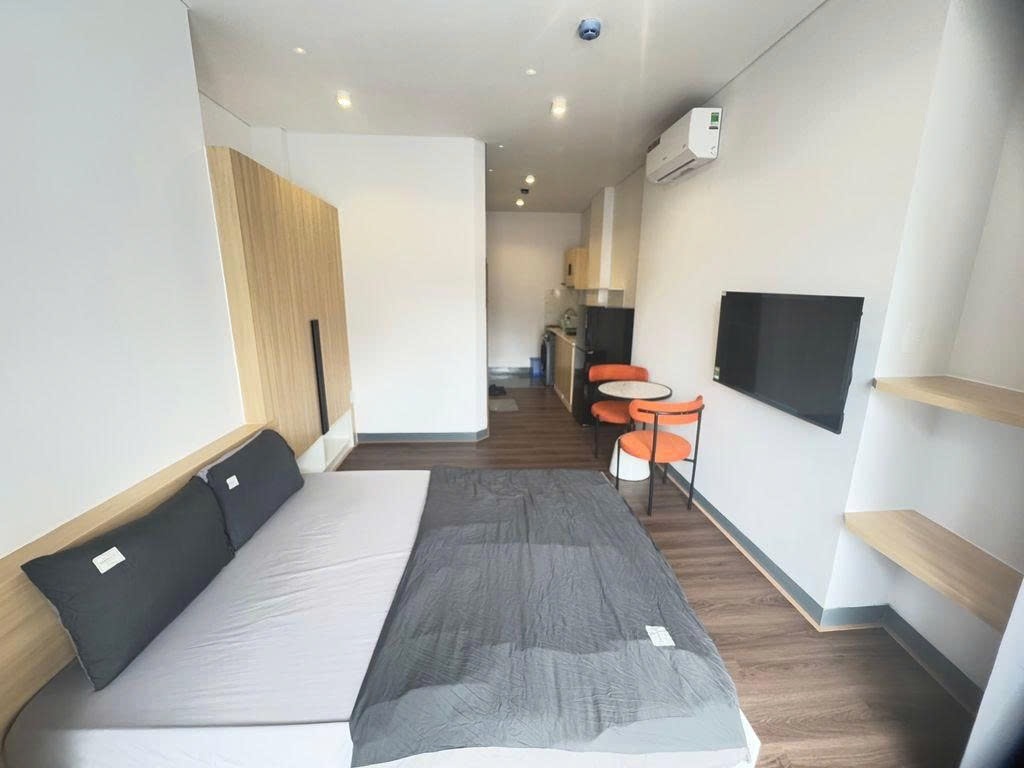 Phòng trọ Studio 30m2 tại PTC House 3 Võ Thị Sáu - Quận 3 - Phòng ngủ