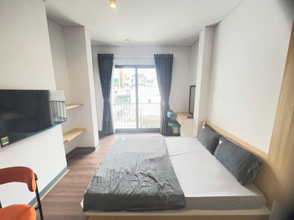 Phòng trọ Studio 30m2 tại PTC House 3 Võ Thị Sáu - Quận 3 - Phòng ngủ