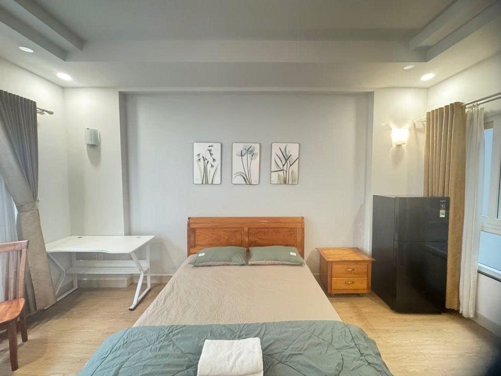 Phòng trọ Studio 30m2 tại PTC House 1 Cao Triều Phát - Quận 7 - Phòng ngủ