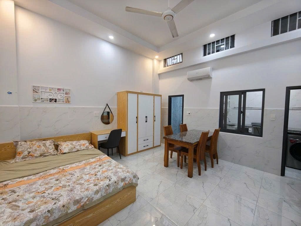 Phòng trọ Studio 25m2 tại PTC House Đường D7 - Quận 2 - Phòng ngủ