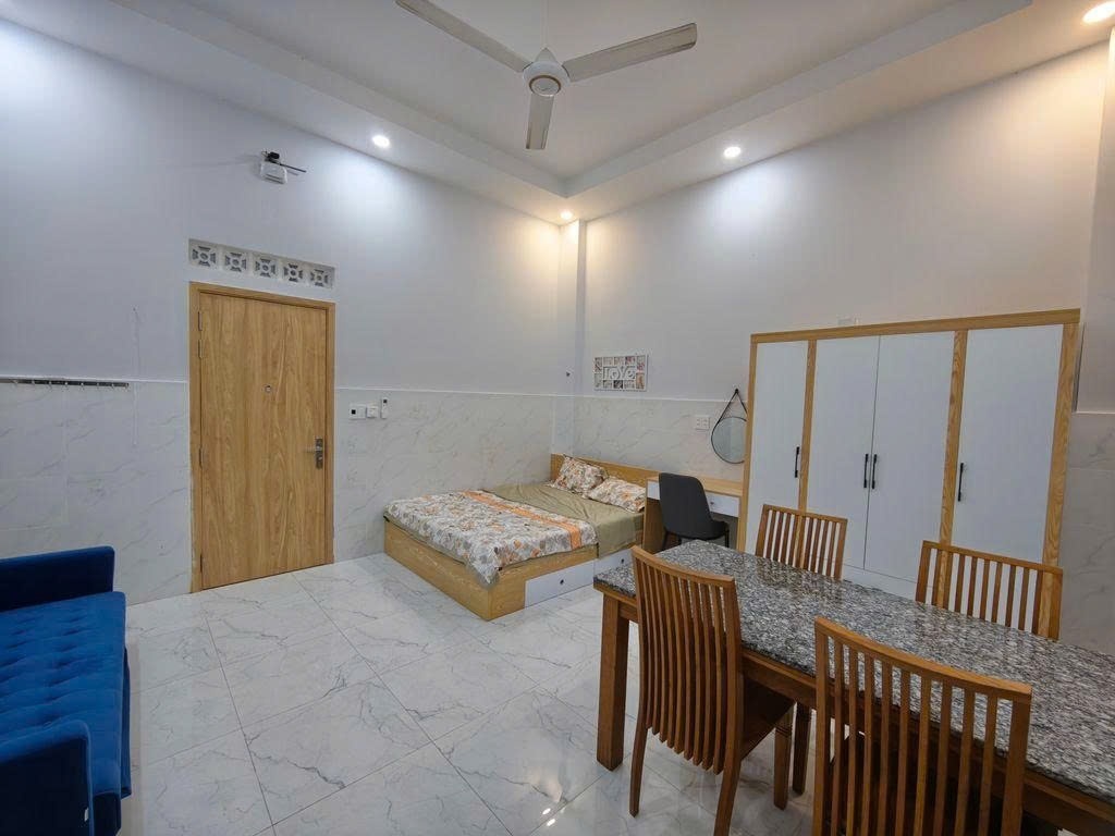Phòng trọ Studio 25m2 tại PTC House Đường D7 - Quận 2 - Phòng ngủ