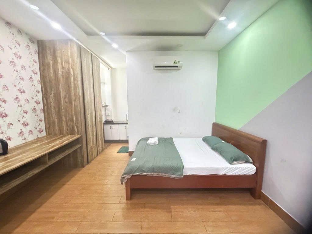Phòng trọ Studio 30m2 tại PTC House 5 Huỳnh Tấn Phát - Quận 7 - Phòng ngủ