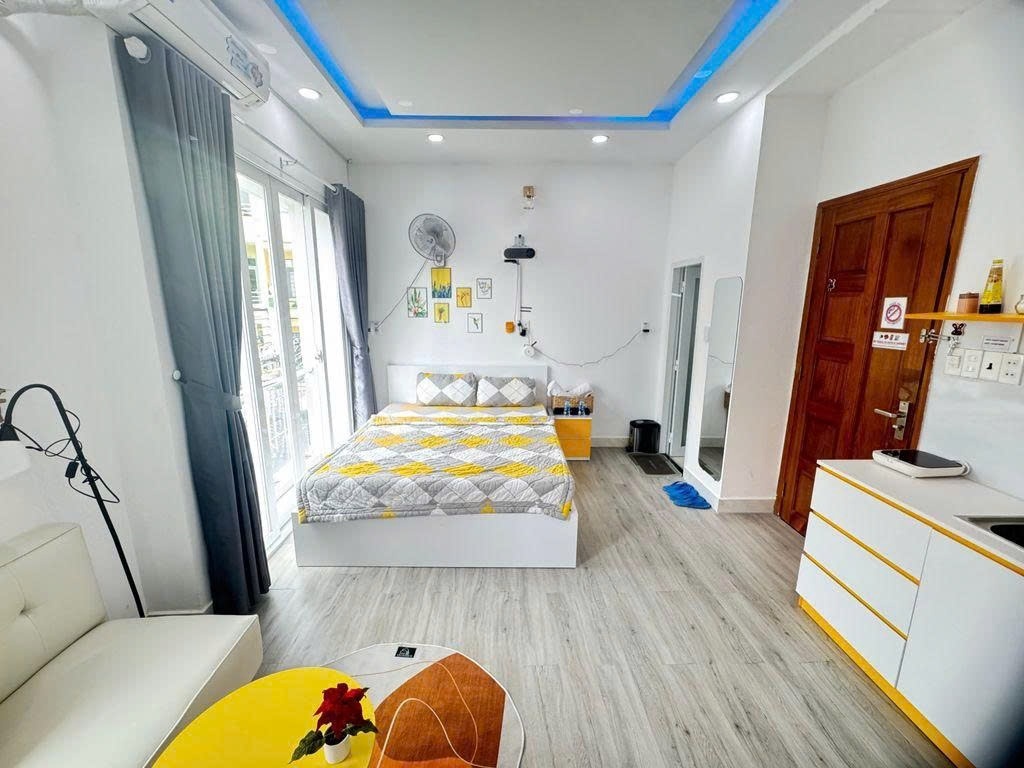 Phòng trọ Studio 40m2 tại PTC House 5 Huỳnh Văn Bánh - Phú Nhuận - Phòng ngủ