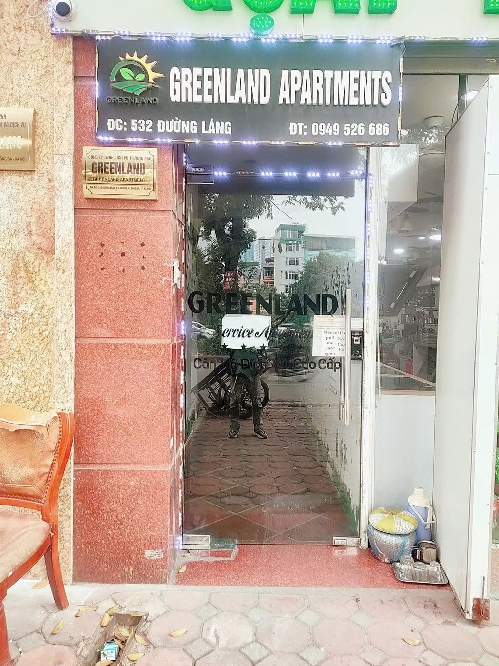 Phòng trọ PTC House Đường Láng - Đống Đa - Toàn cảnh tòa nhà (*)