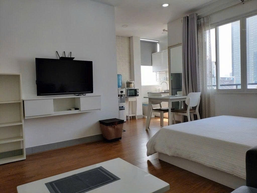 Phòng trọ Studio 45m2 tại PTC House 2 Phạm Viết Chánh - Bình Thạnh - Phòng ngủ