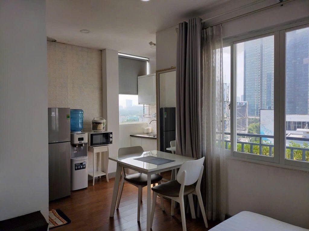 Phòng trọ Studio 45m2 tại PTC House 2 Phạm Viết Chánh - Bình Thạnh - Phòng ngủ