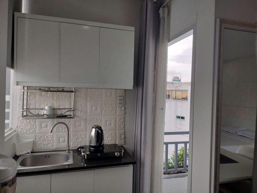 Phòng trọ Studio 45m2 tại PTC House 2 Phạm Viết Chánh - Bình Thạnh - Phòng bếp