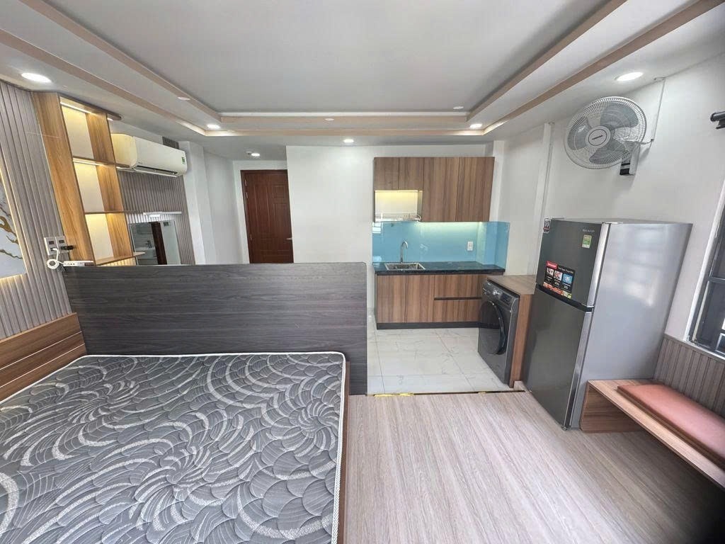 Phòng trọ Studio 40m2 tại PTC House 1 Lê Quang Định - Bình Thạnh - Phòng ngủ