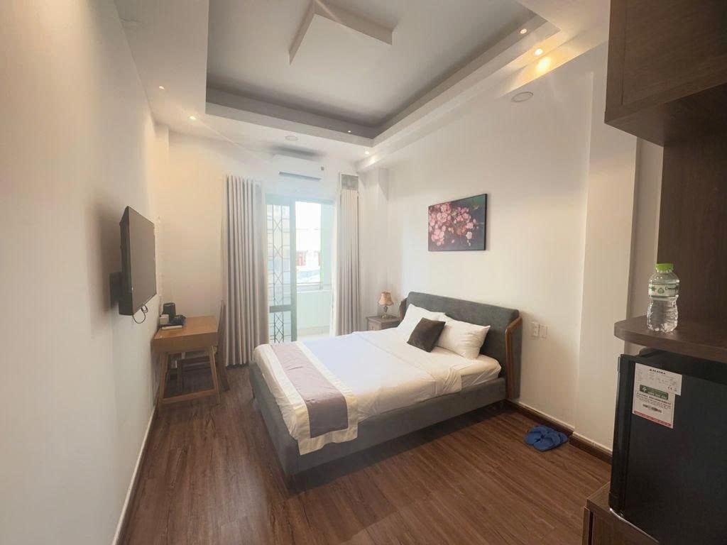Phòng trọ Studio 28m2 tại PTC House 13 Nguyễn Trãi - Quận 1 - Phòng ngủ