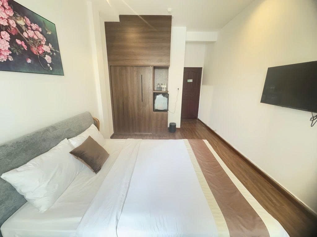 Phòng trọ Studio 28m2 tại PTC House 13 Nguyễn Trãi - Quận 1 - Phòng ngủ