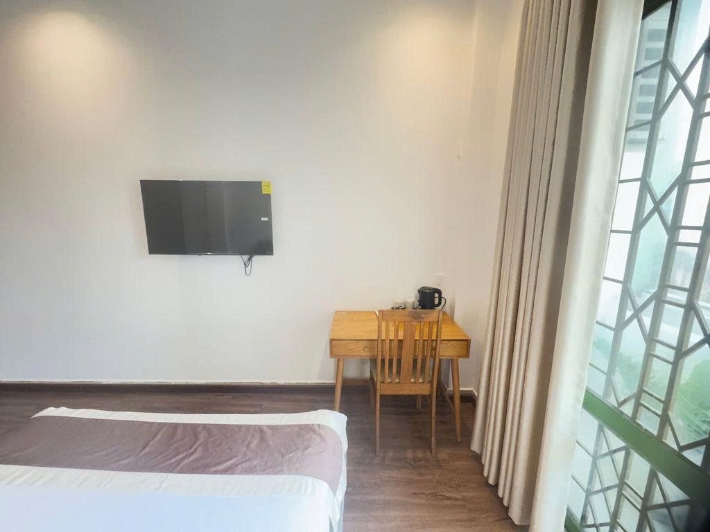 Phòng trọ Studio 28m2 tại PTC House 13 Nguyễn Trãi - Quận 1 - Phòng ngủ