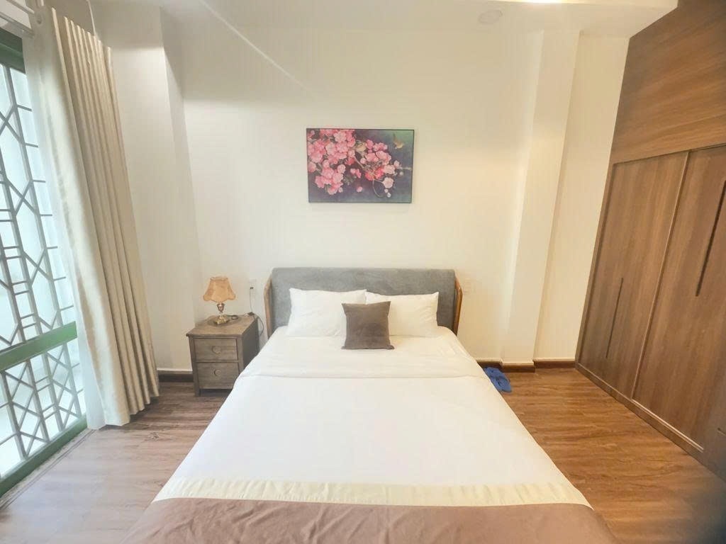 Phòng trọ Studio 28m2 tại PTC House 13 Nguyễn Trãi - Quận 1 - Phòng ngủ