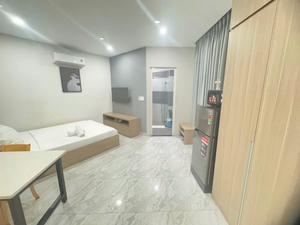 Phòng trọ Studio 30m2 tại PTC House Trần Khắc Chân - Phú Nhuận - Phòng ngủ