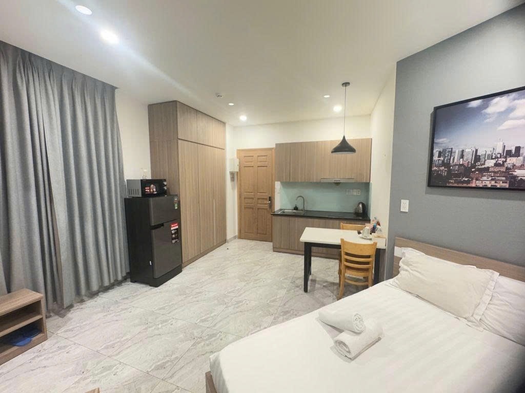 Phòng trọ Studio 30m2 tại PTC House Trần Khắc Chân - Phú Nhuận - Phòng bếp
