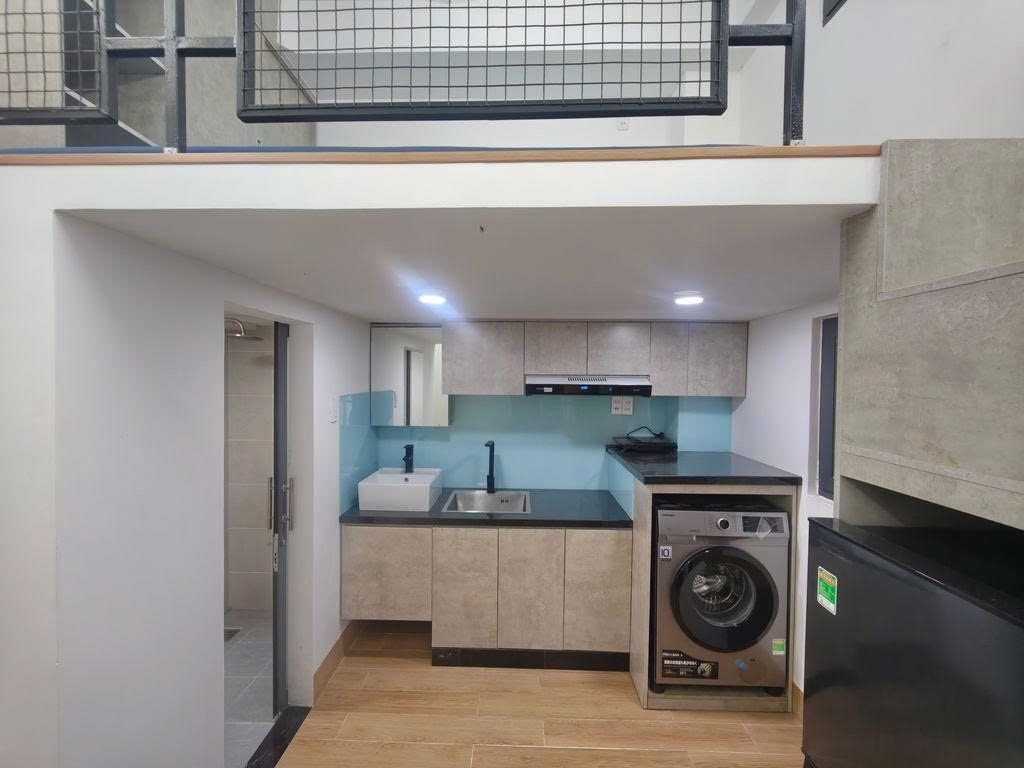 Phòng trọ Duplex 20m2 tại PTC House 1 Nguyễn Kiệm - Gò Vấp - Phòng khách