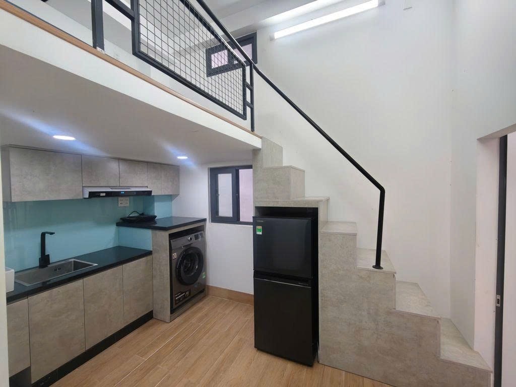 Phòng trọ Duplex 20m2 tại PTC House 1 Nguyễn Kiệm - Gò Vấp - Phòng khách