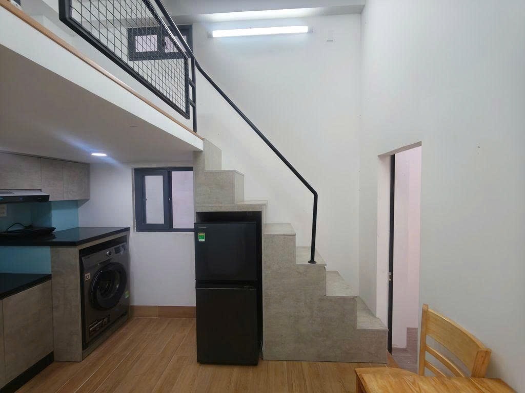 Phòng trọ Duplex 20m2 tại PTC House 1 Nguyễn Kiệm - Gò Vấp - Phòng khách