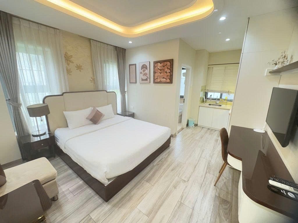 Phòng trọ Studio 20m2 tại PTC House 2 Cao Triều Phát - Quận 7 - Phòng ngủ