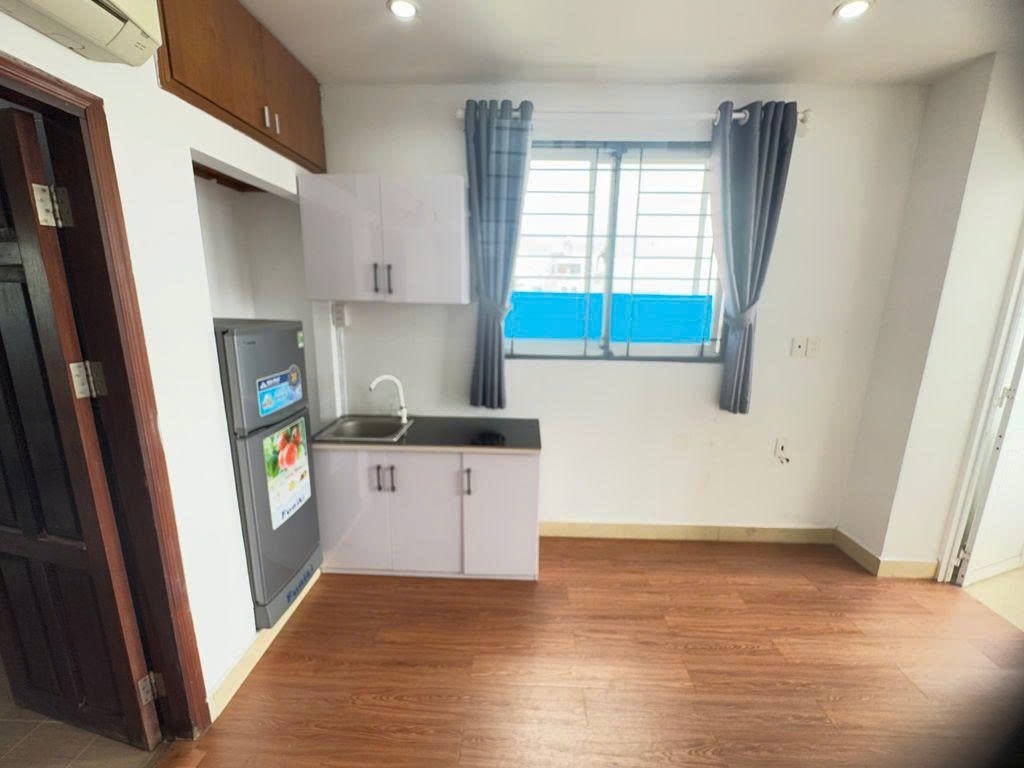 Phòng trọ Studio 25m2 tại PTC House 1 Lê Lợi - Gò Vấp - Phòng bếp
