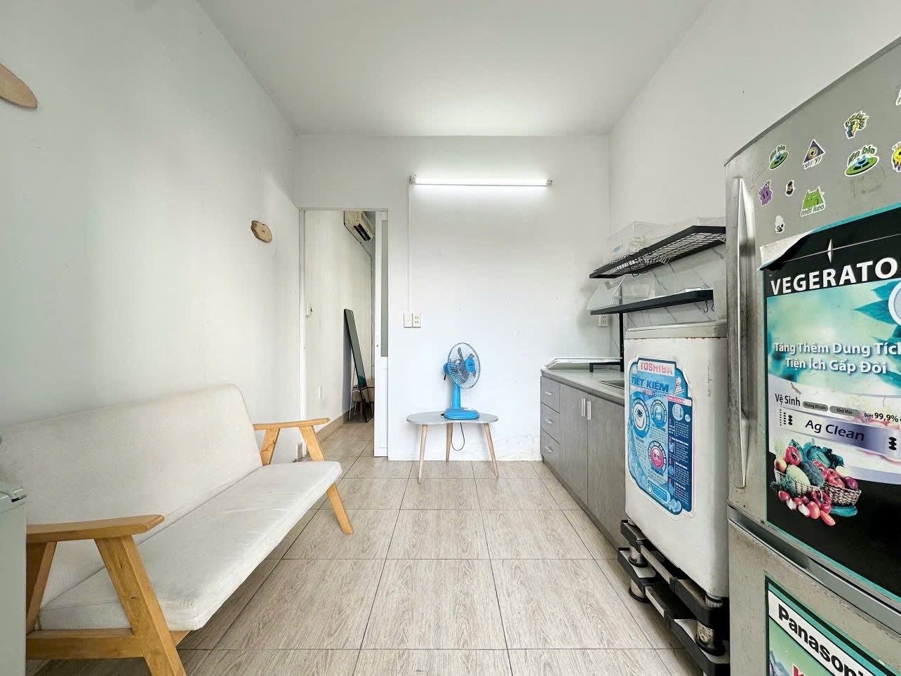 Phòng trọ 1 Phòng ngủ 40m2 tại AT Home Trà Khúc - Tân Bình - Phòng khách