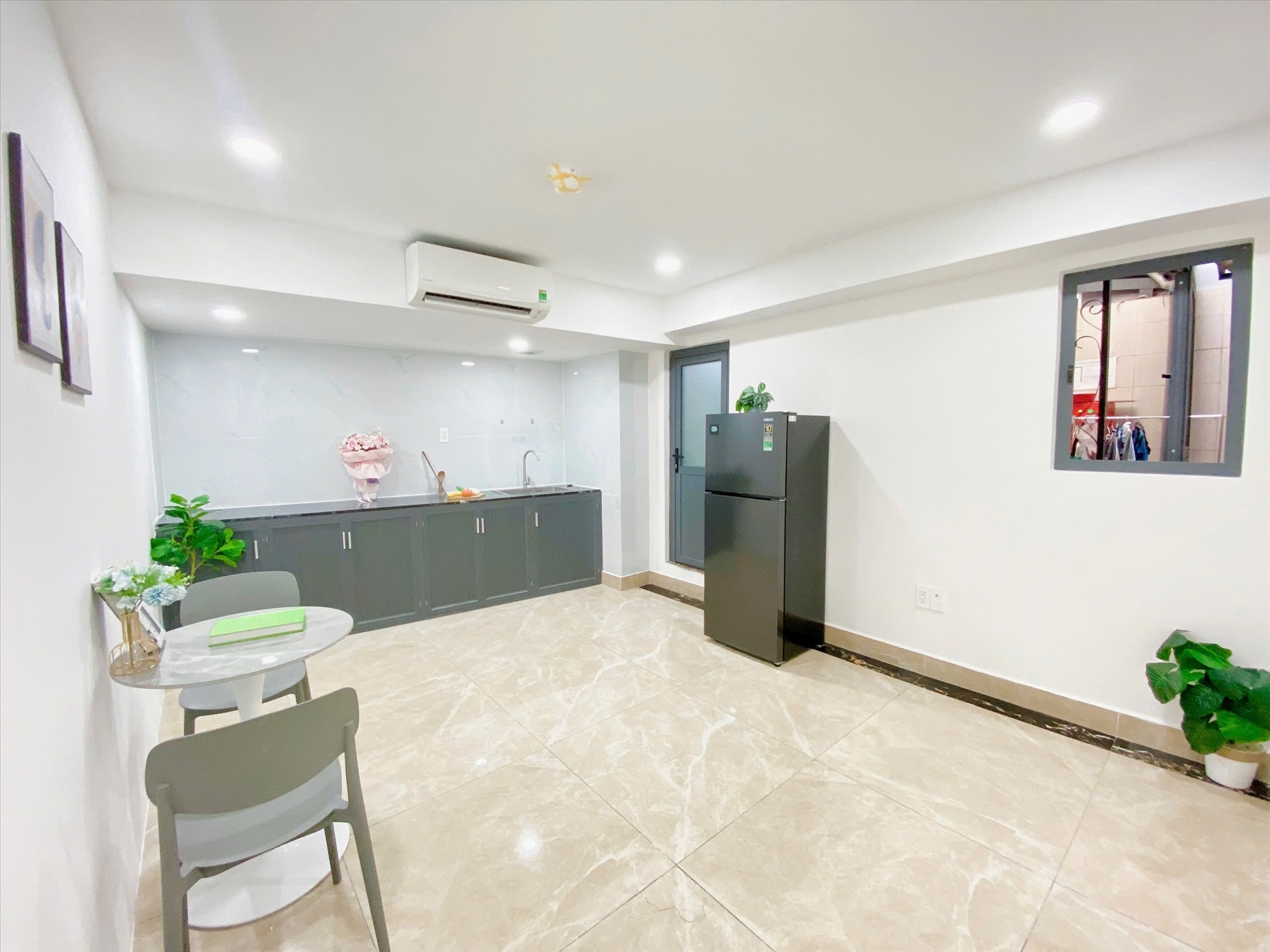 Phòng trọ 1 Phòng ngủ 35m2 tại Yolo House Võ Thành Trang - Tân Bình - Phòng bếp
