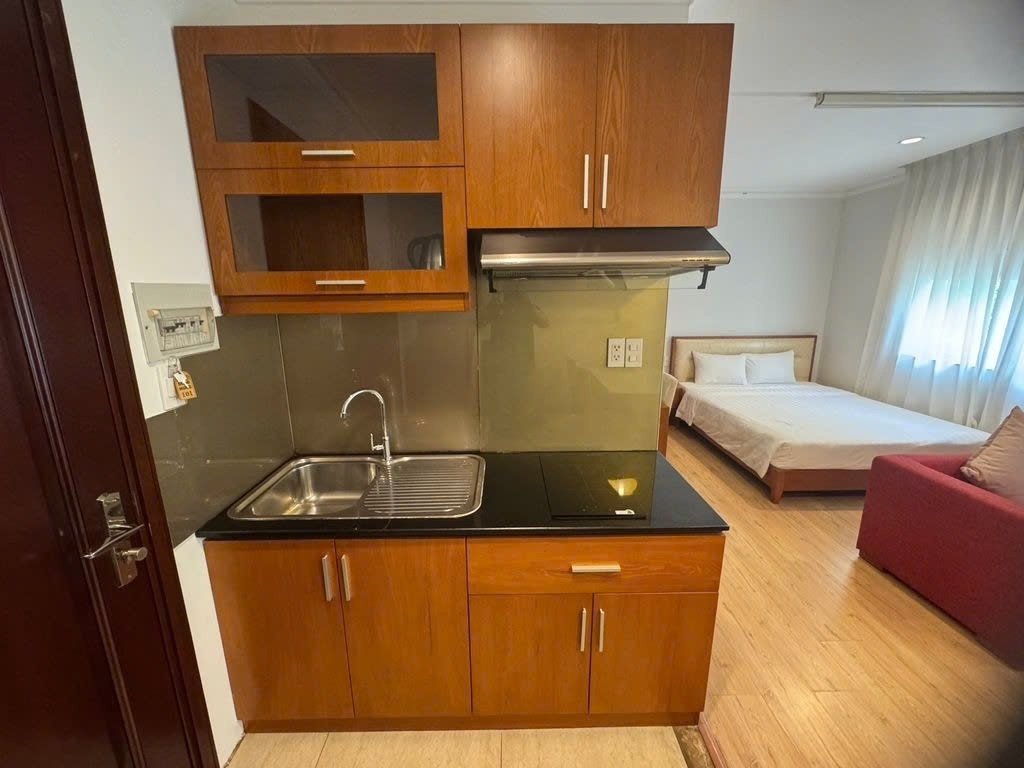 Phòng trọ Studio 45m2 tại PTC House 2 Hưng Phước - Quận 7  - Phòng bếp