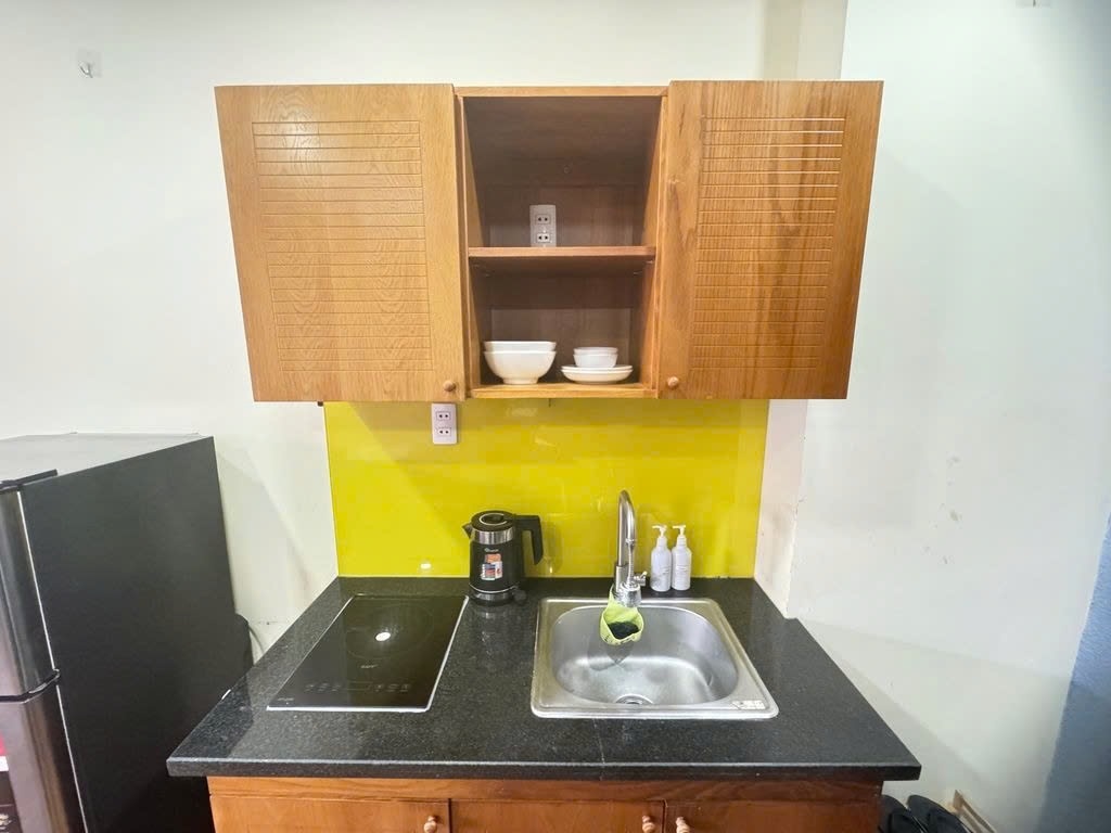 Phòng trọ Studio 35m2 tại PTC House Đường Số 20 - Quân 7 - Phòng bếp