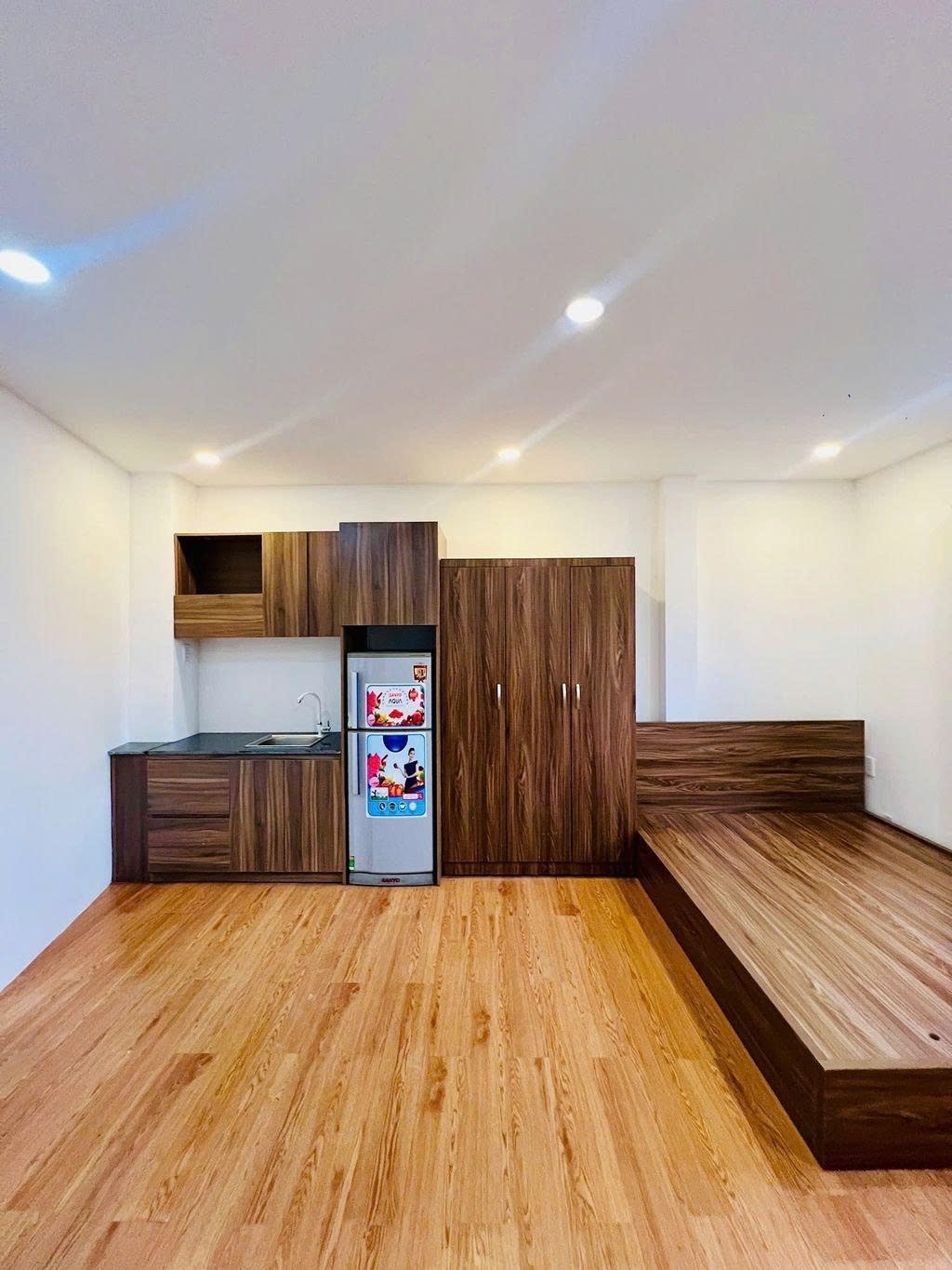 Phòng trọ Studio 25m2 tại PTC House Trần Tuấn Khải - Quận 5 - Phòng bếp