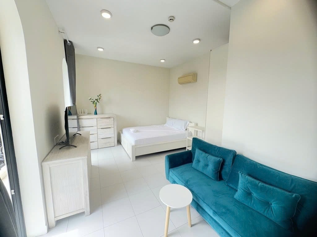 Phòng trọ 1 Phòng ngủ 45m2 tại PTC House Đường Số 54 - Quận 2  - Phòng khách