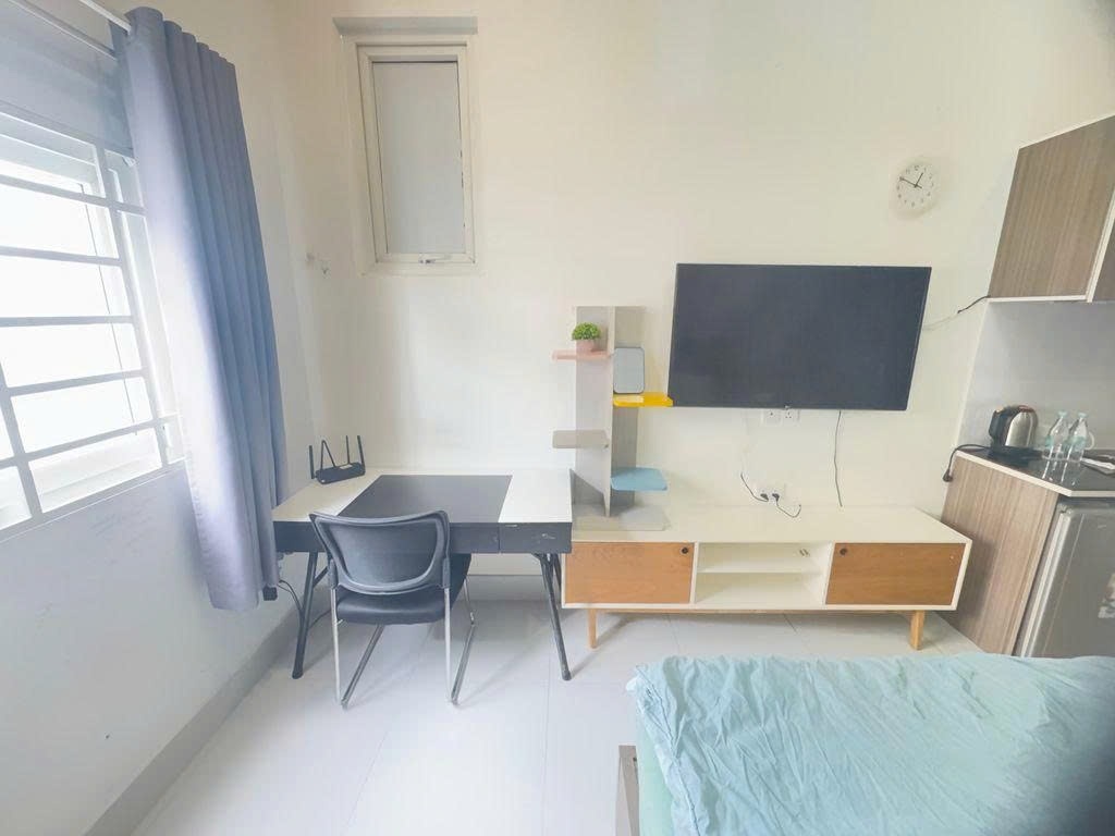 Phòng trọ Studio 30m2 tại PTC House 2 Ngô Tất Tố - Bình Thạnh - Phòng ngủ