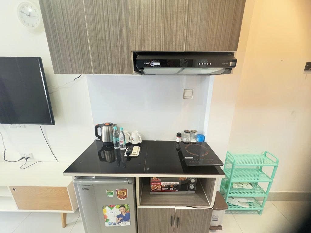 Phòng trọ Studio 30m2 tại PTC House 2 Ngô Tất Tố - Bình Thạnh - Phòng bếp