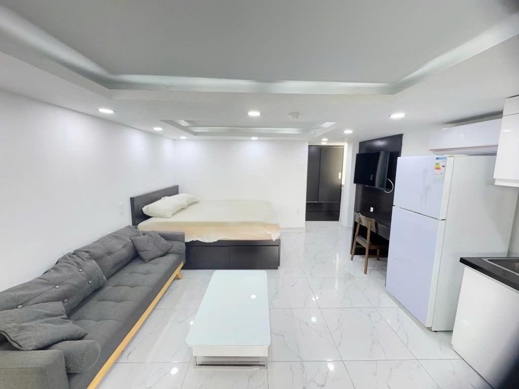 Phòng trọ Studio 35m2 tại PTC House Nguyễn Duy - Bình Thạnh  - Phòng ngủ