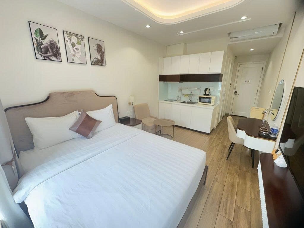 Phòng trọ Studio 22m2 tại PTC House 3 Cao Triều Phát - Quận 7 - Phòng ngủ