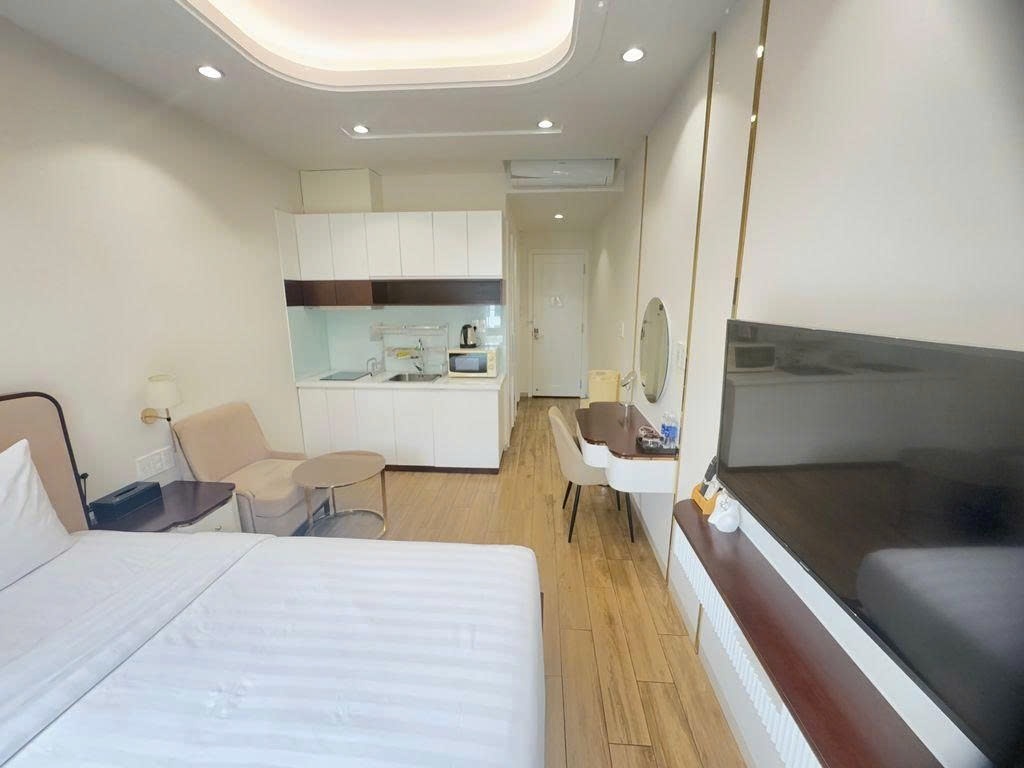 Phòng trọ Studio 22m2 tại PTC House 3 Cao Triều Phát - Quận 7 - Phòng ngủ