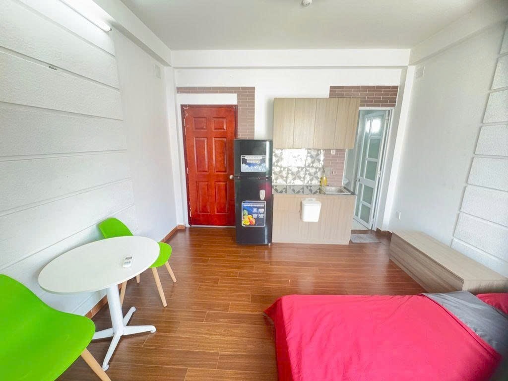 Phòng trọ Studio 25m2 tại PTC House Cô Giang - Phú Nhuận - Phòng ngủ