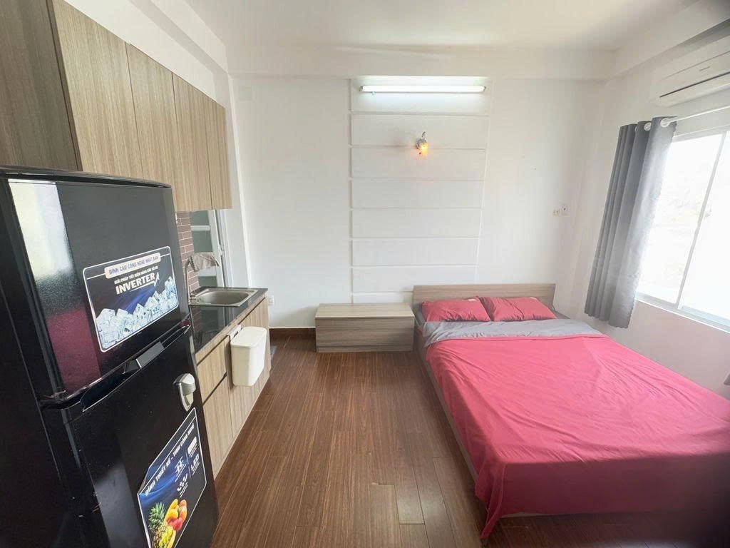 Phòng trọ Studio 25m2 tại PTC House Cô Giang - Phú Nhuận - Phòng ngủ